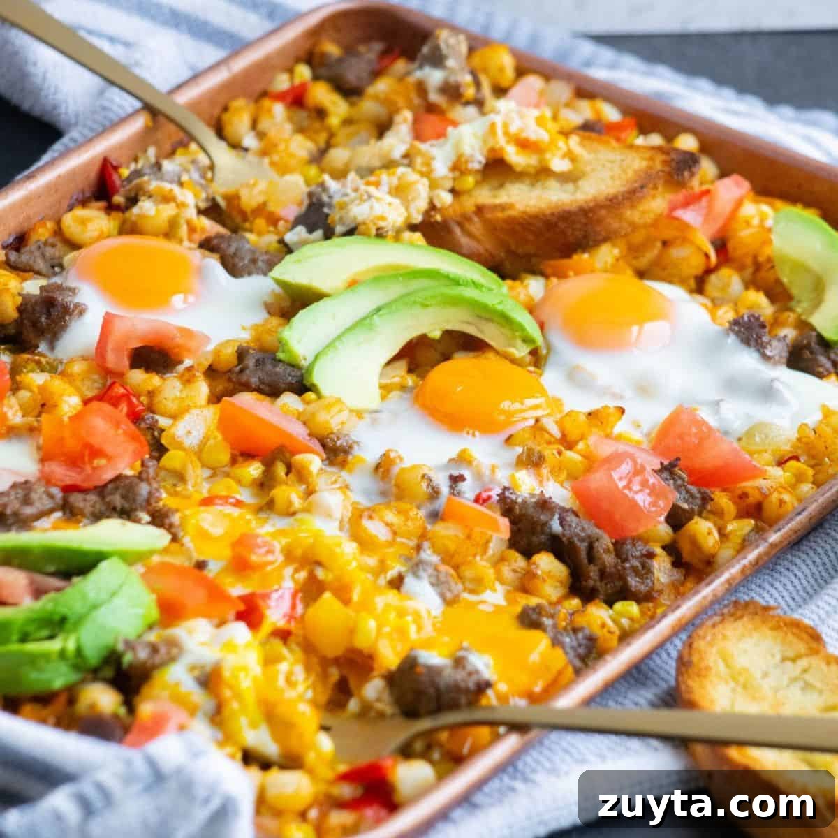 Sheet Pan Dinner Recipes for Quick Weeknight Meals 9 Pan with breakfast bake.