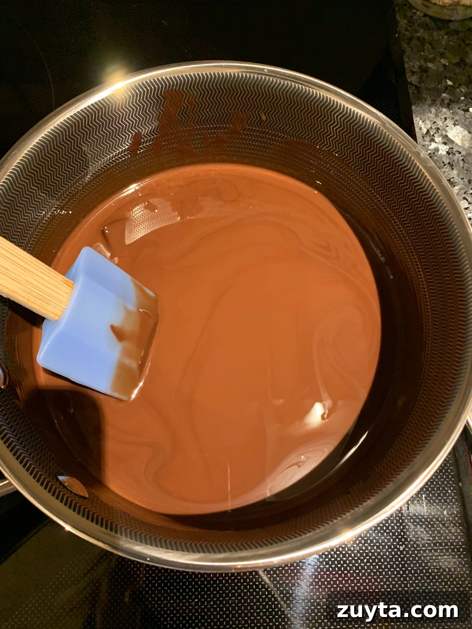 Melted chocolate