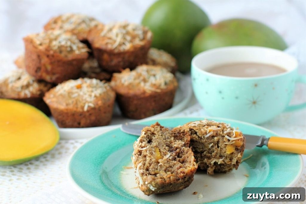 muffin halves on a blue plate