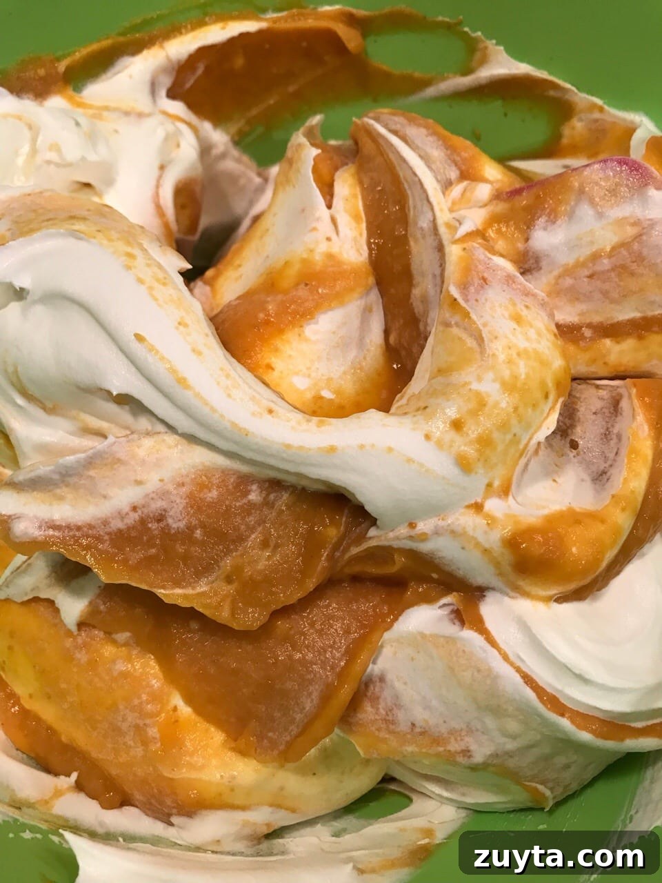 Light Pumpkin Fluff Recipe: Low-Calorie Fall Dessert 6 Gently fold in fat free cool whip.