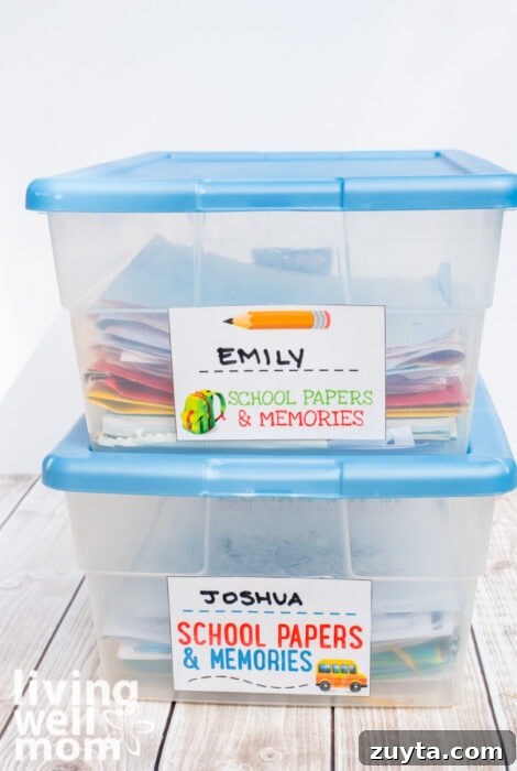 Over 60 Free Printable Labels for Home Organization 13 free printable labels for storing school papers