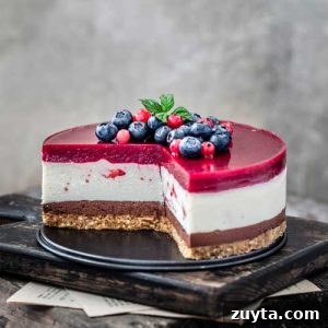 Coconut Chocolate Cherry No-Bake Cheesecake