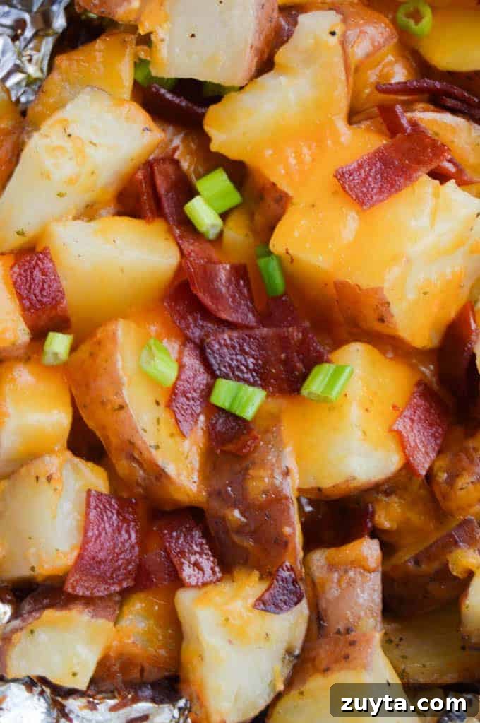 Slow Cooker Cheesy Ranch Potatoes Recipe 5 close up picture of Slow Cooker Cheesy Ranch Potatoes