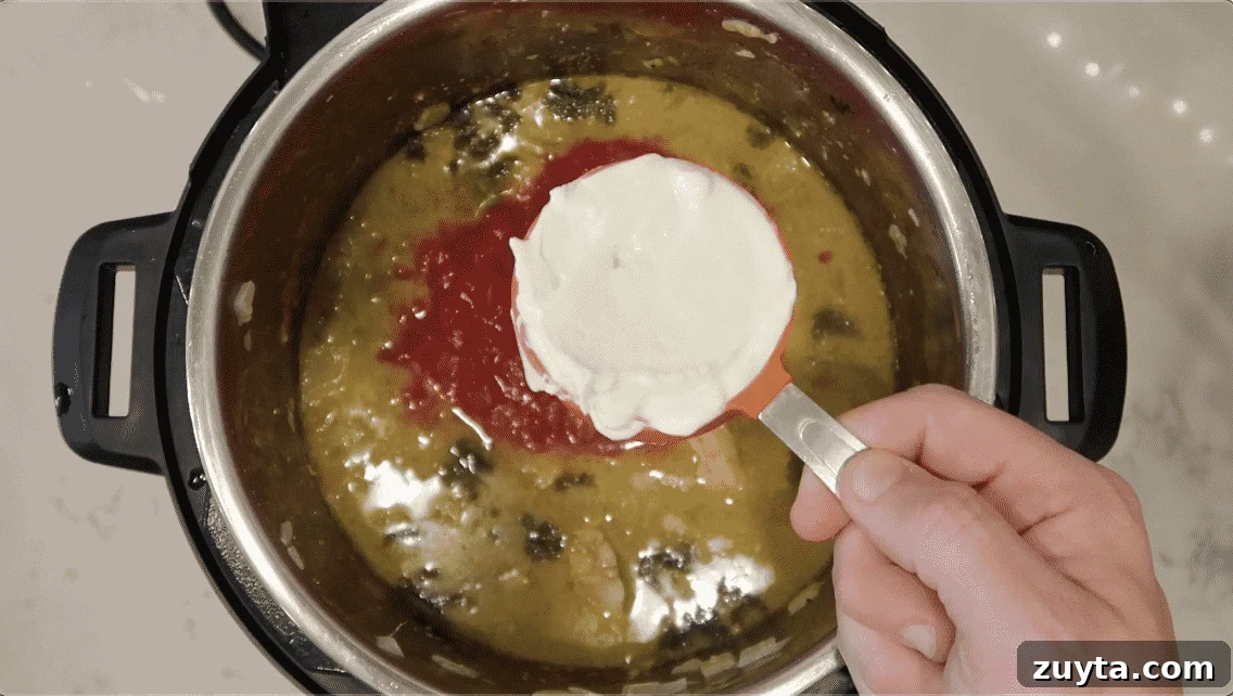Creamy Instant Pot Chicken Tikka Masala Recipe 9 Tomato sauce added