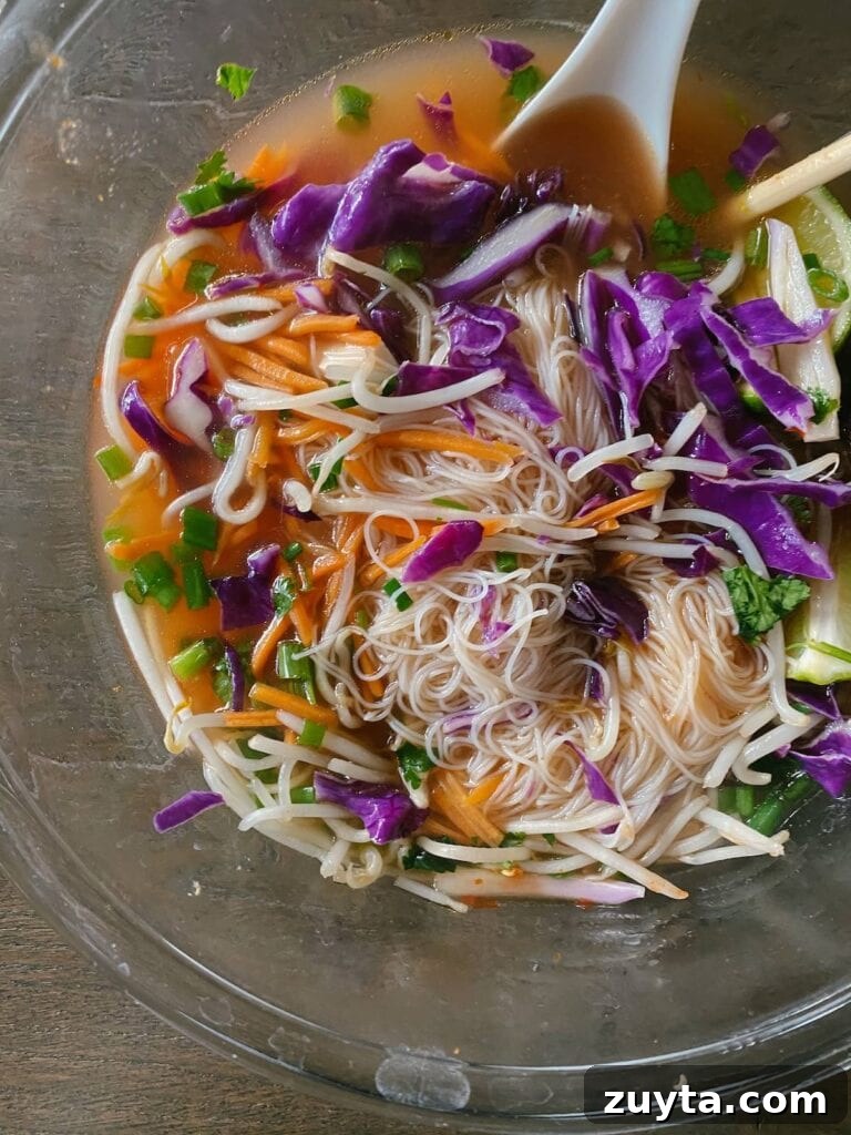 Quick Vegan Pho Recipe with Aromatic Broth 2 vegan pho 1