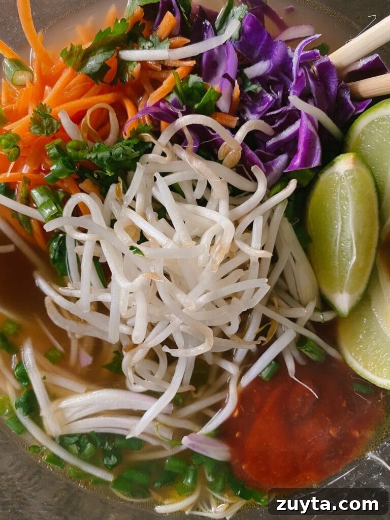Quick Vegan Pho Recipe with Aromatic Broth 3 vegan pho 2
