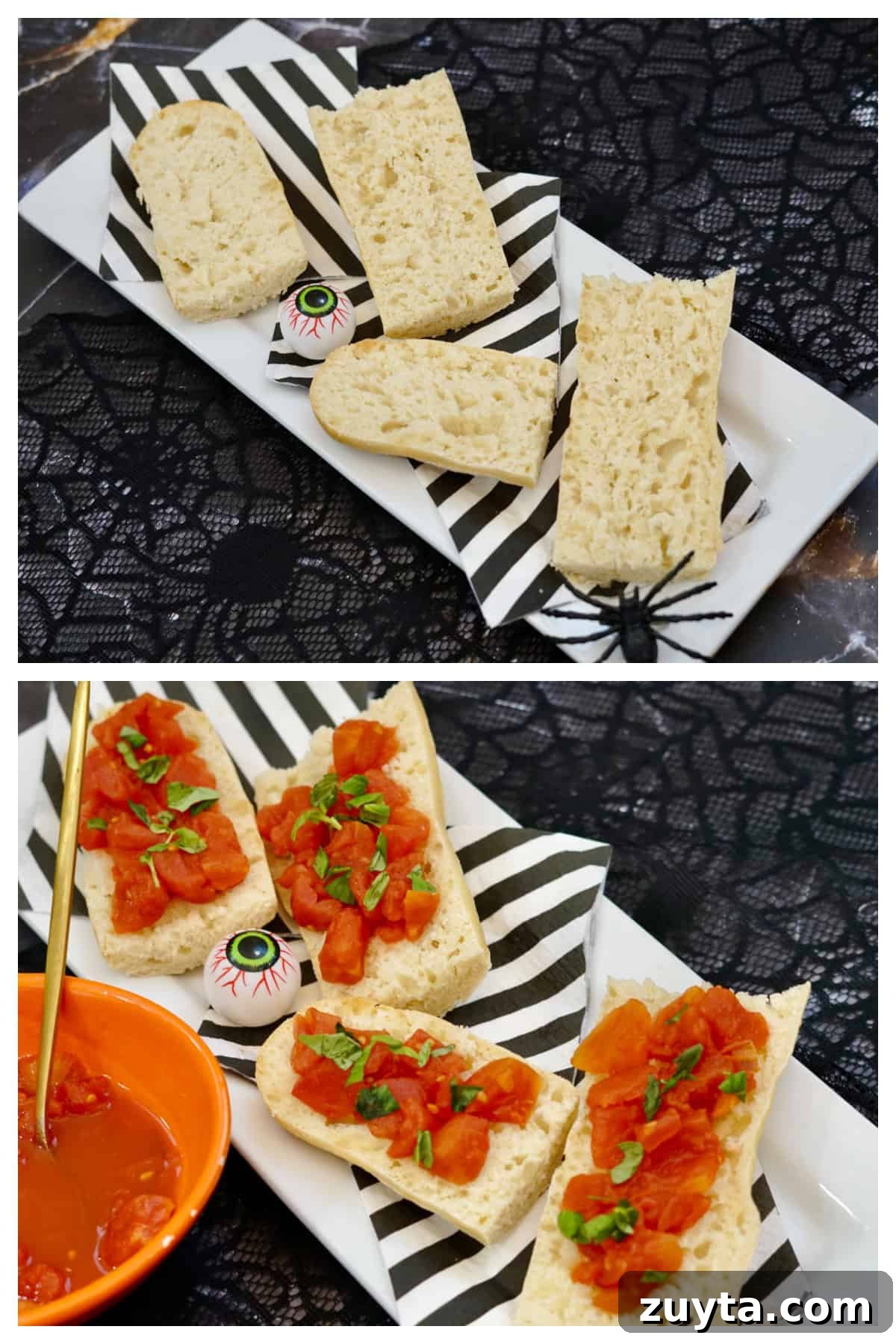 Boo-schetta: Spooky Halloween Bruschetta Appetizer 4 img 23578 4