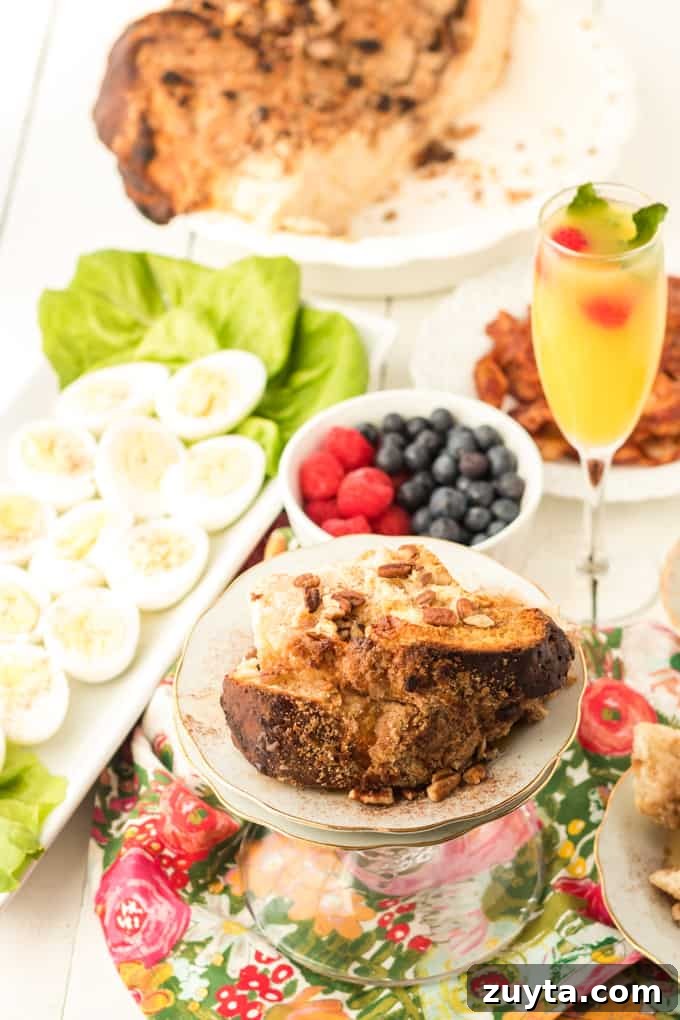 Streusel Kuchen: Classic German Coffee Cake Recipe 10 Brunch table with German coffee cake.