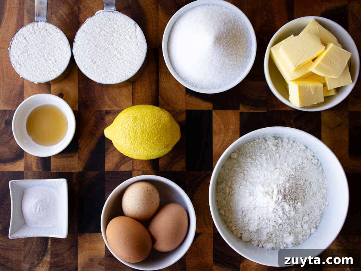 Lemon Ricotta Cake Recipe - Zesty Italian Dessert 3 Ingredients for this recipe as in the recipe card.