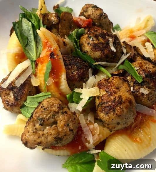 Herby chicken Italia meatballs