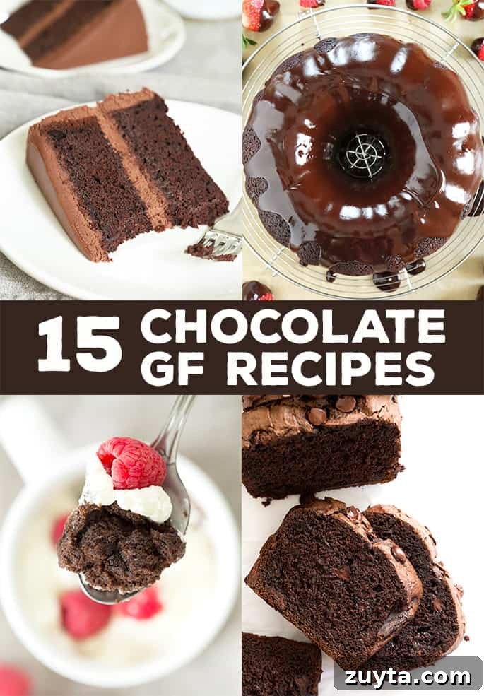 Irresistible Gluten-Free Chocolate Recipes for Every Craving 2 15 gluten free chocolate recipes have something for absolutely everyone, from dark chocolate lovers to those who prefer white chocolate. They're desserts made with