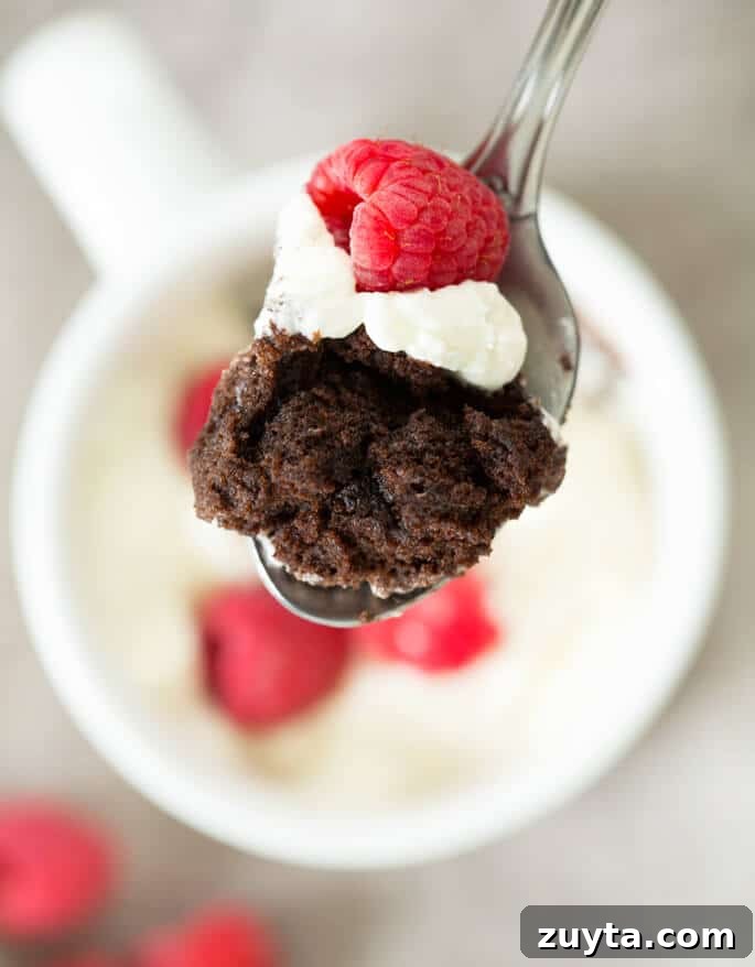 Irresistible Gluten-Free Chocolate Recipes for Every Craving 4 Gluten free chocolate mug cake is made in 1 minute in the microwave. Learn the secrets to making it moist and tender every time!