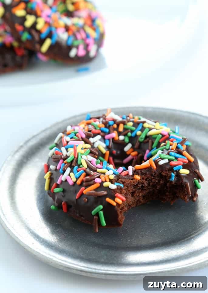 Irresistible Gluten-Free Chocolate Recipes for Every Craving 8 These quick and easy gluten free chocolate cake donuts are the perfect way to satisfy your donut cravings. Make them in a donut pan or a muffin tin. And don't forget the rich chocolate glaze!