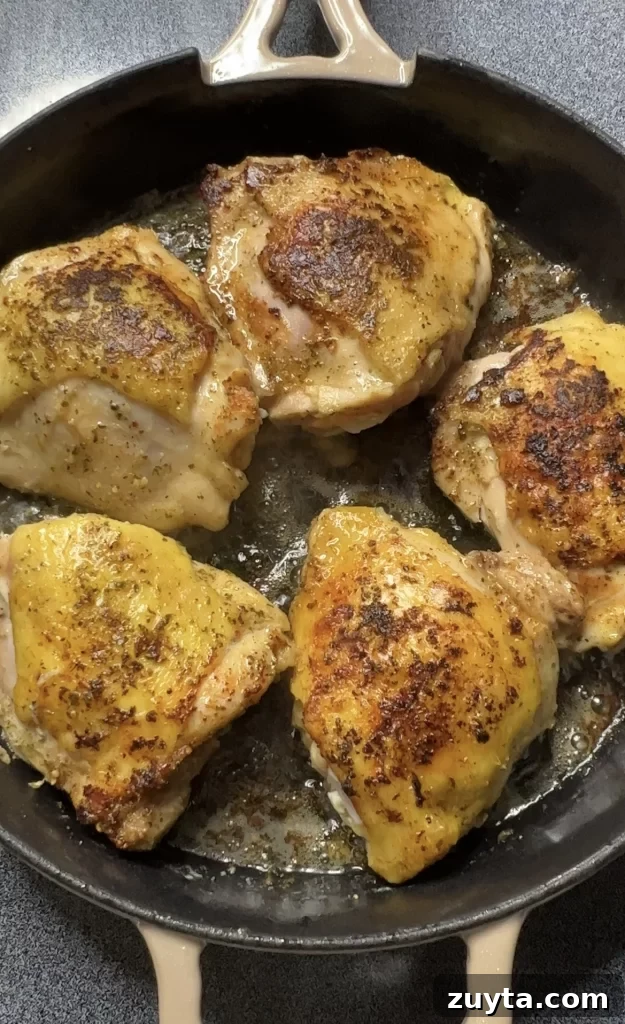 One Pan Creamy Garlic Chicken Thighs 8 img 2784 7