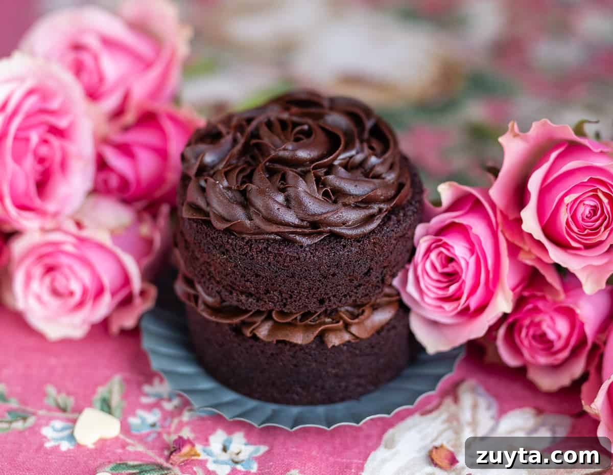 Decadent Chocolate Cake for Two Recipe 3 img 28348 2
