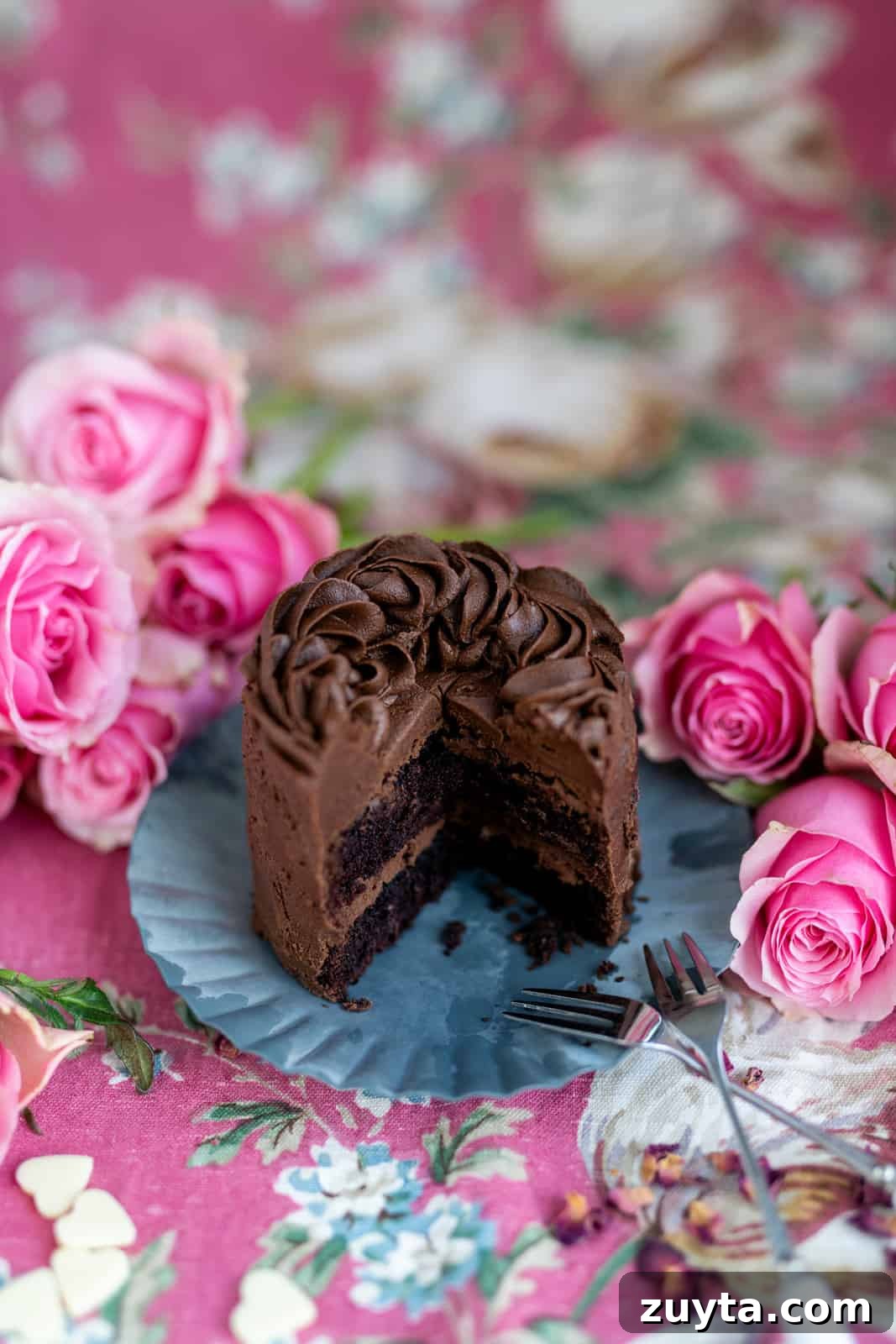 Decadent Chocolate Cake for Two Recipe 4 img 28348 3
