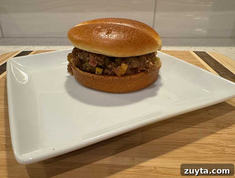 This sloppy joe needs a side