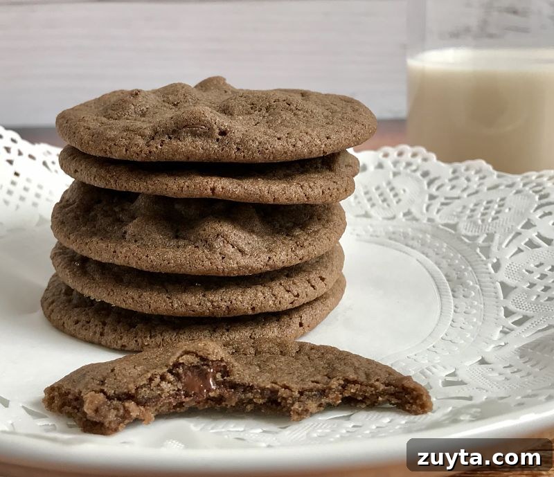 Chewy Mint Chocolate Chip Cookie Recipe 3 chewy mint chocolate chip cookies