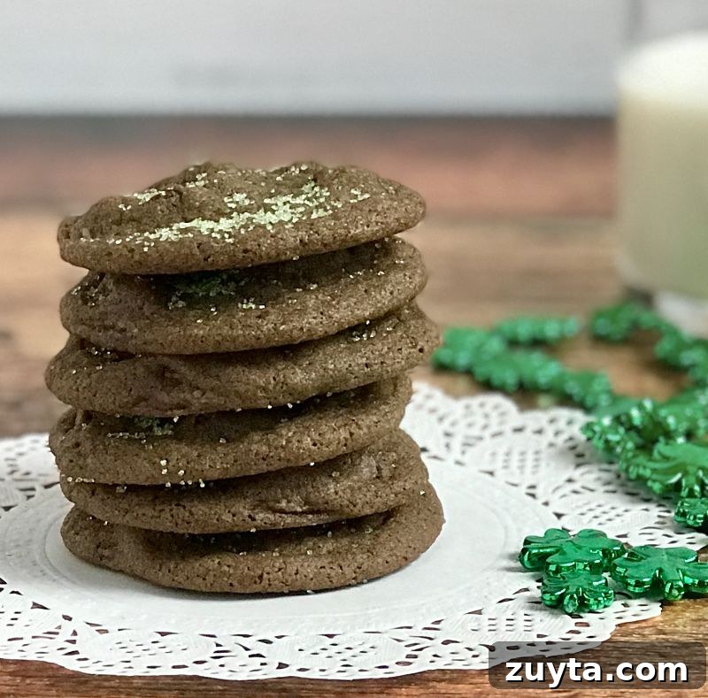 Chewy Mint Chocolate Chip Cookie Recipe 4 chewy mint chocolate chip cookies dairy-free