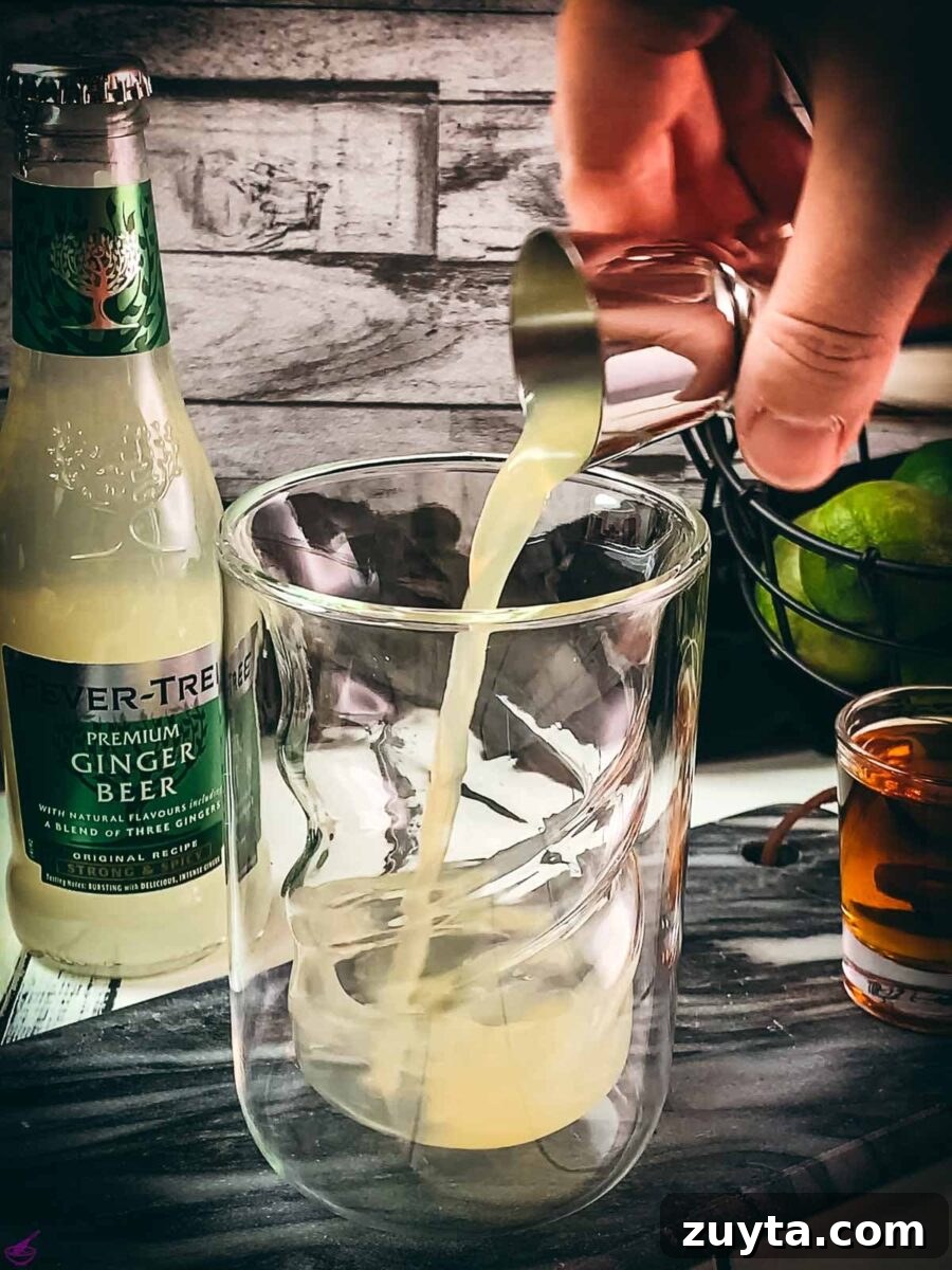 How to Make a Classic Dark and Stormy Cocktail 3 Start with lemon juice.