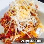 Sloppy Joe Stuffed Sweet Potatoes {21 Day Fix}