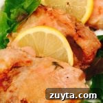 Baked Lemon Garlic Chicken Thighs {21 Day Fix}
