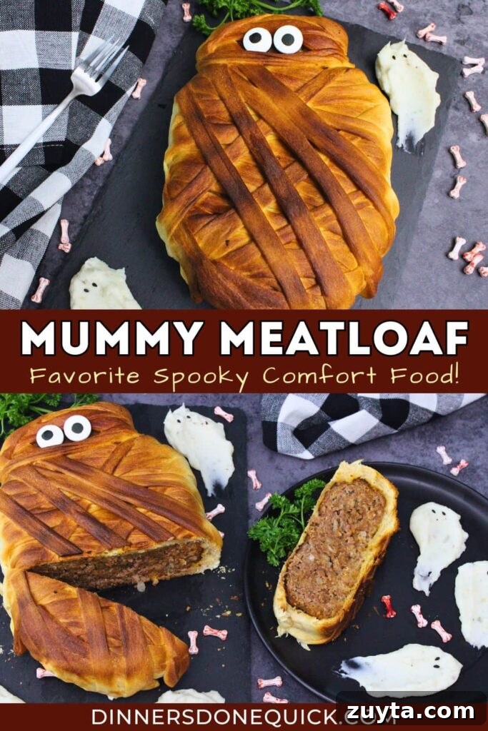 mummy meatloaf recipe dinners done quick pinterest