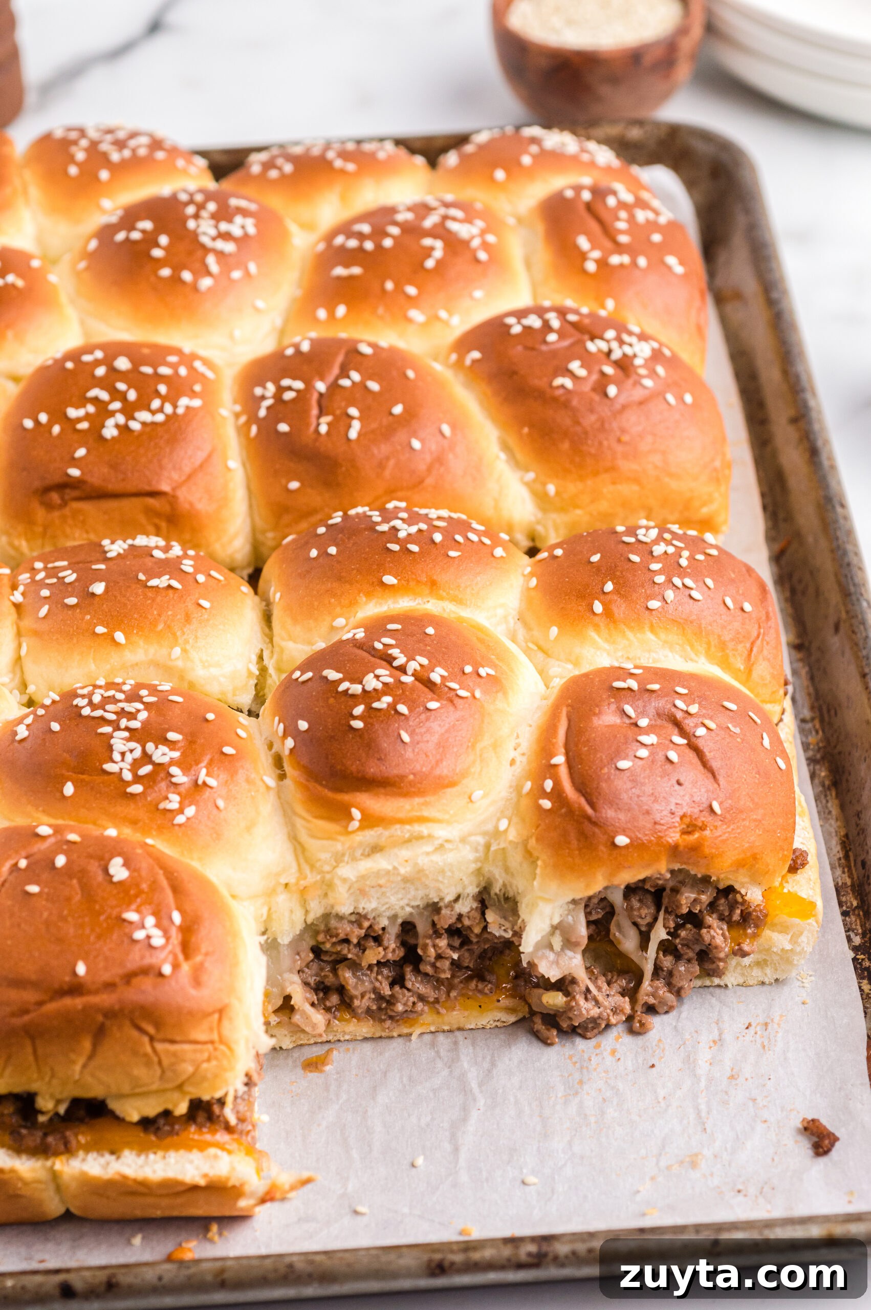 cheeseburger sliders