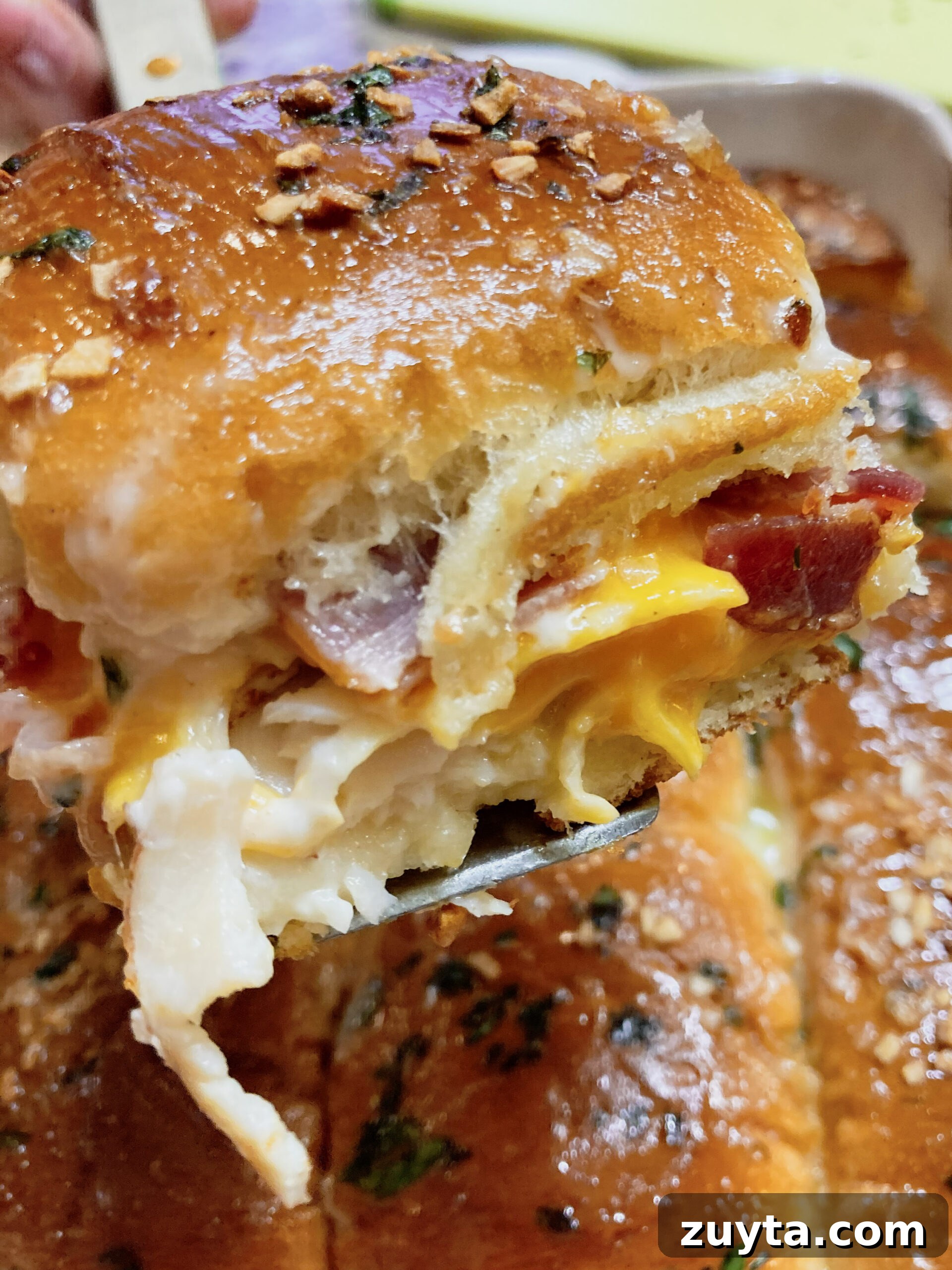 chicken bacon ranch sliders