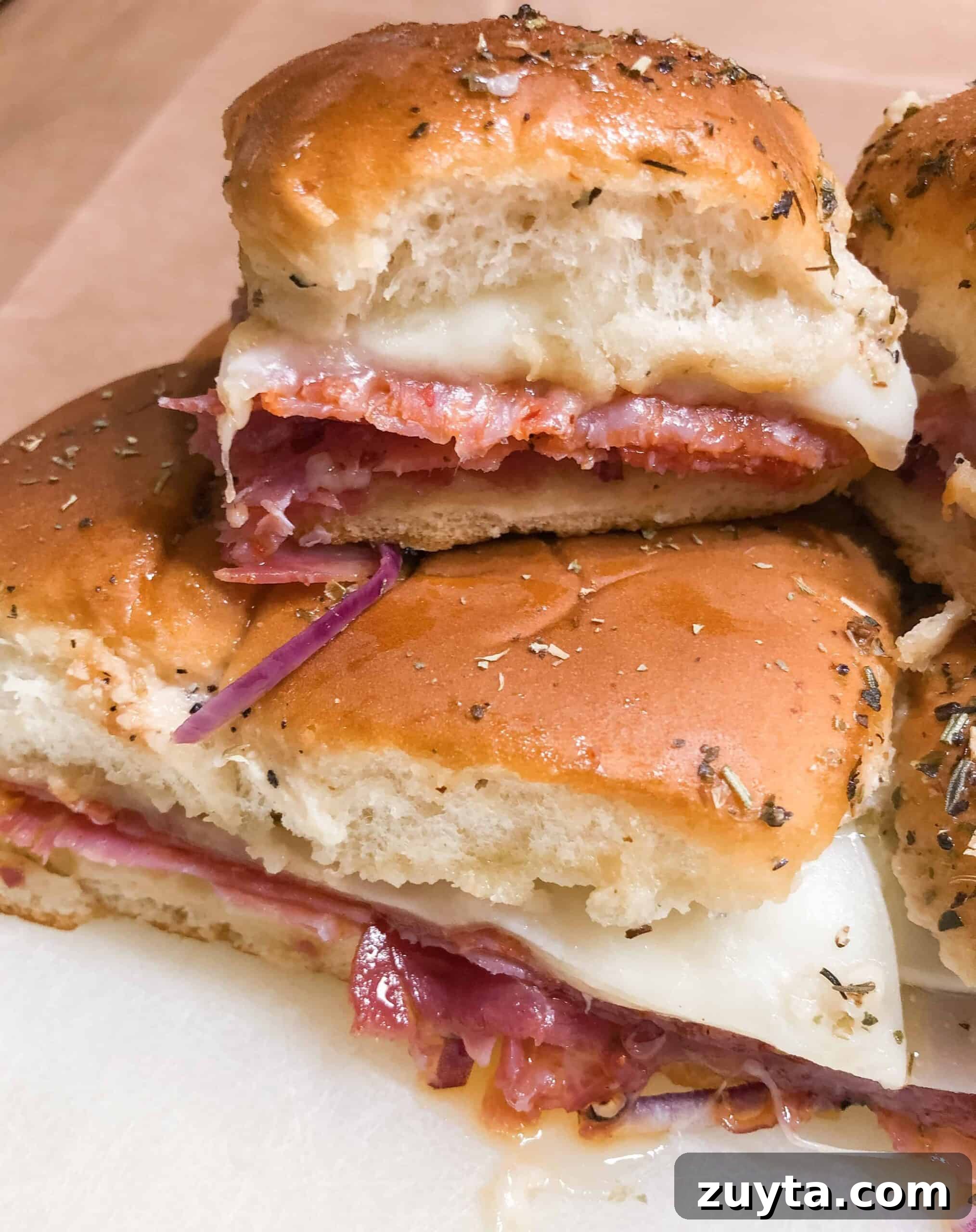 baked italian sliders