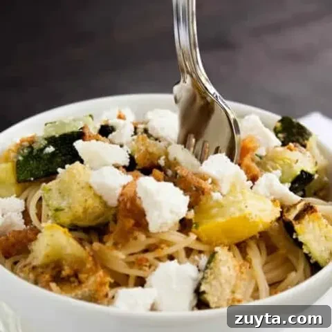 Pasta with Roasted Squash and Ricotta Salata
