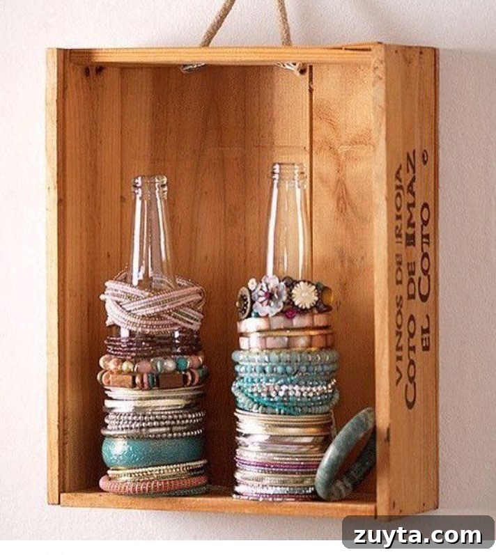 13. Bottle Bracelet Holder