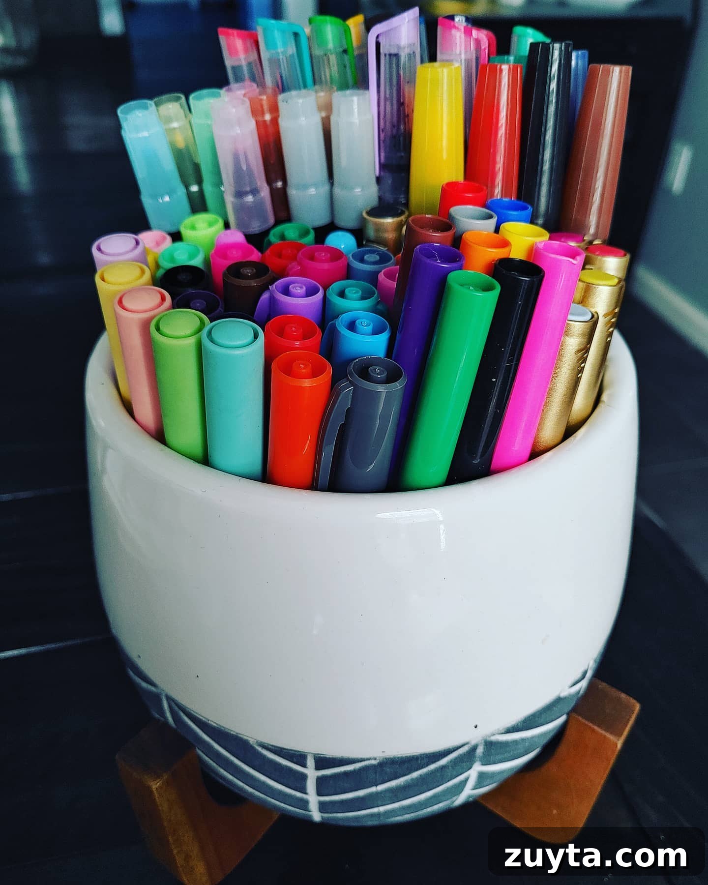 25. Repurposed Flowerpot