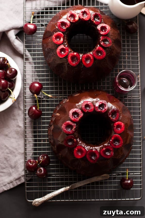 Irresistible Vegan Cherry Chocolate Bundt Cake Recipe 3 Cherry Chocolate Bundt Cake