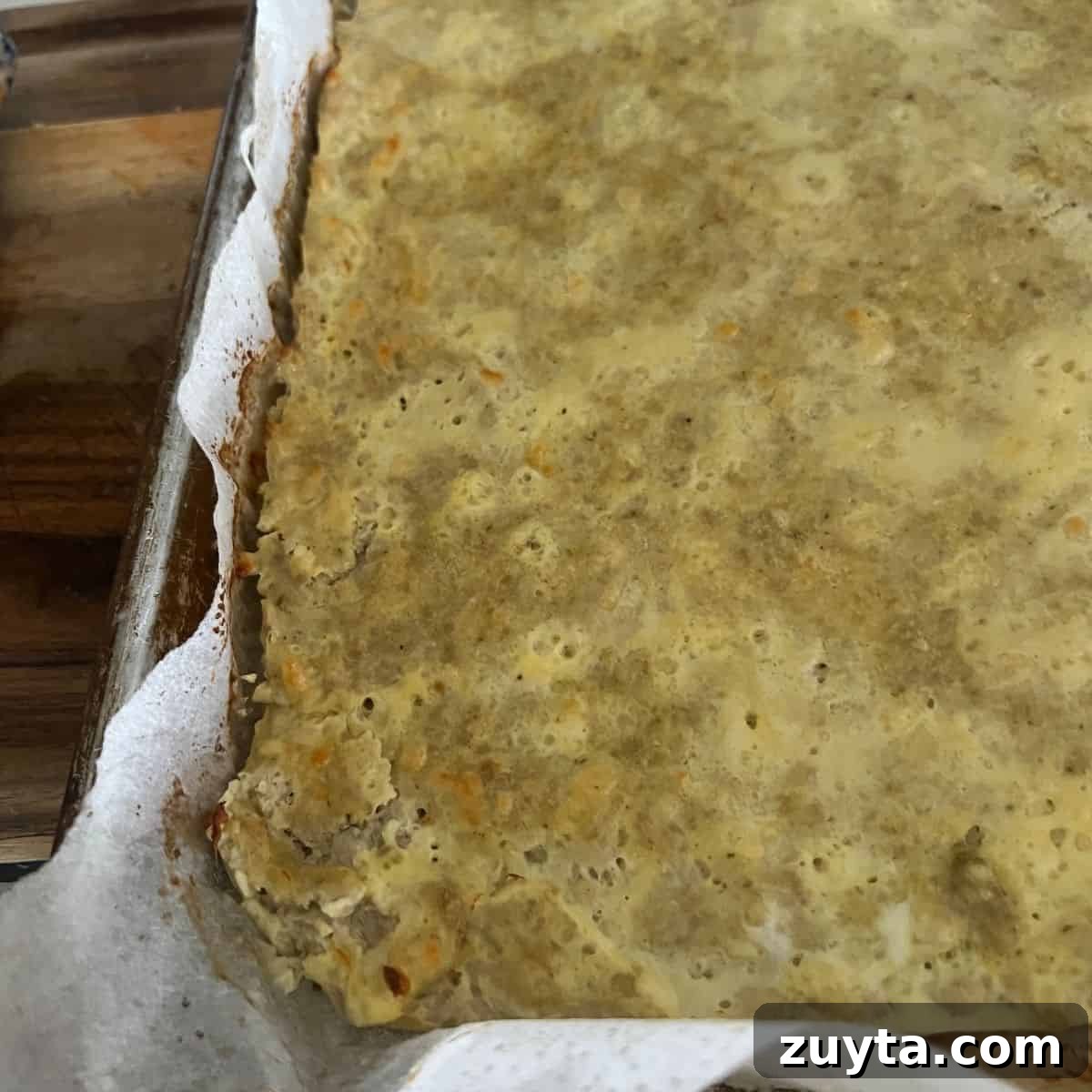 Zero-Carb Carnivore Pizza Crust Recipe 4 Partially baked carnivore pizza crust.