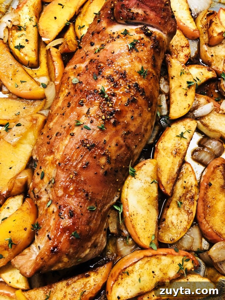 Apple Bourbon Glazed Pork Chops Recipe 13 Maple Pork Tenderloin and Apples