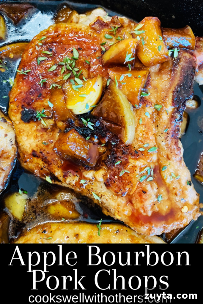 Apple Bourbon Glazed Pork Chops Recipe 15 Apple Bourbon Pork Chops