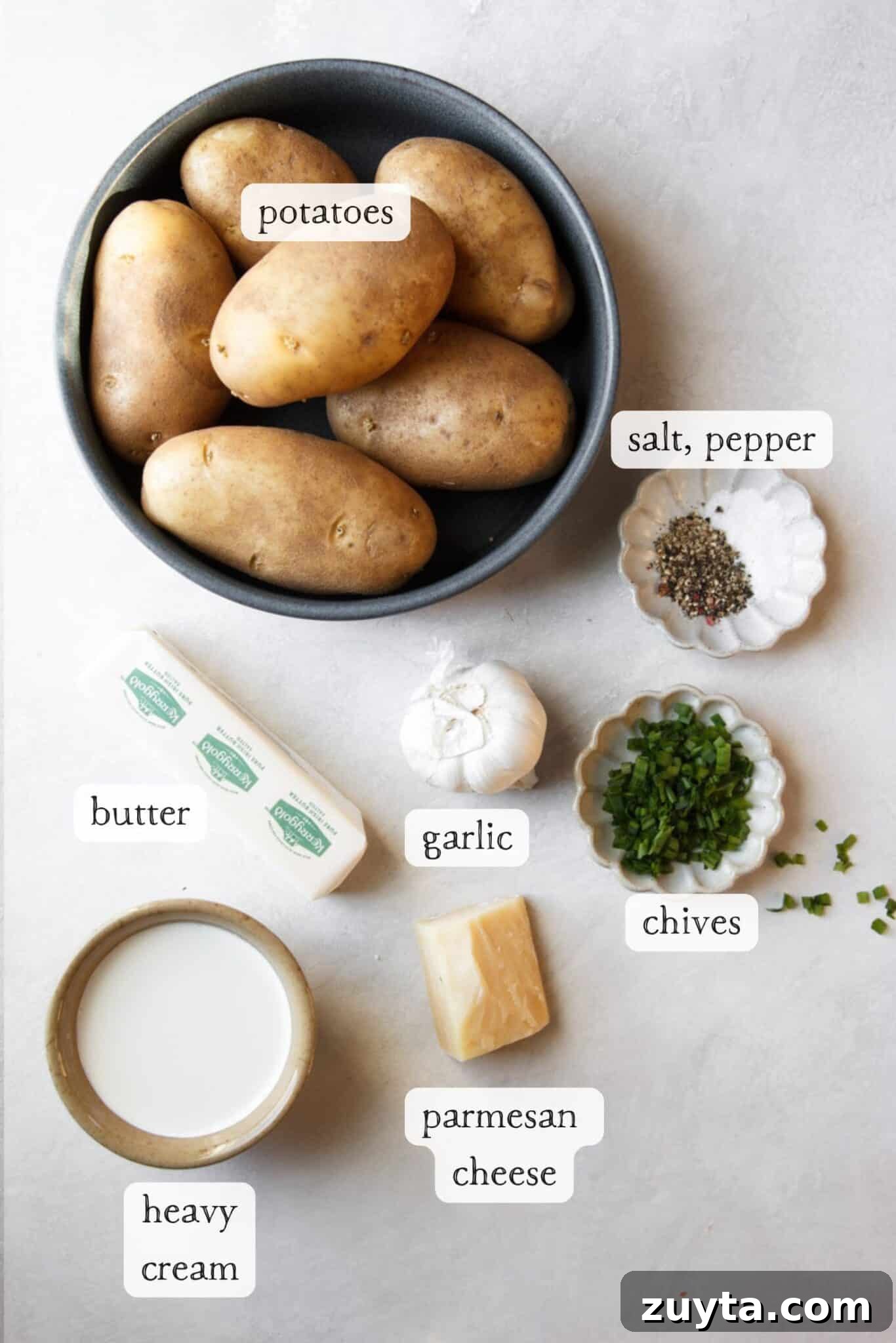 Creamy Roasted Garlic Mashed Potatoes 3 Ingredients for roasted garlic mashed potatoes