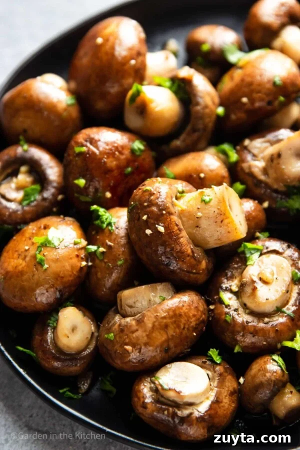 Creamy Roasted Garlic Mashed Potatoes 9 garlic butter mushrooms