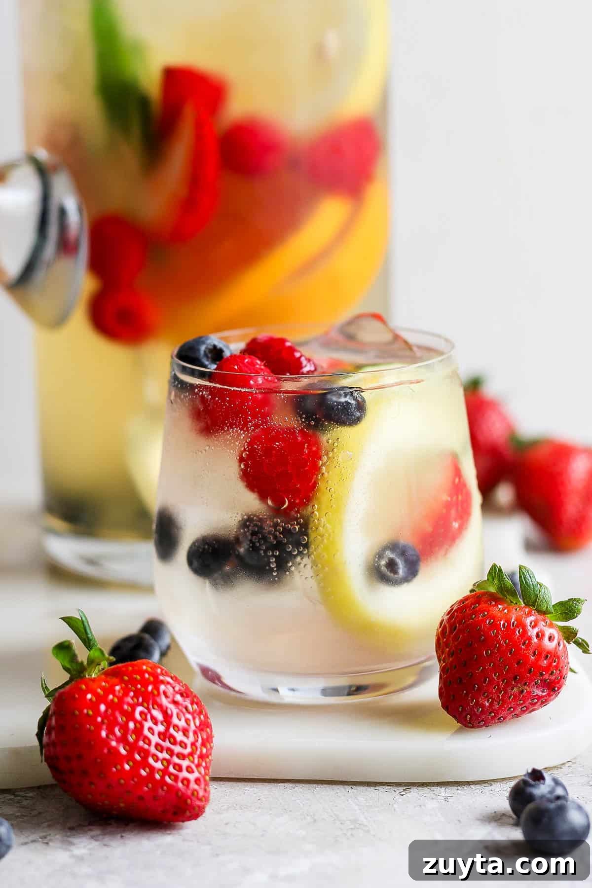 White Sangria Recipe with Citrus and Fresh Berries 2 The best white wine sangria recipe.