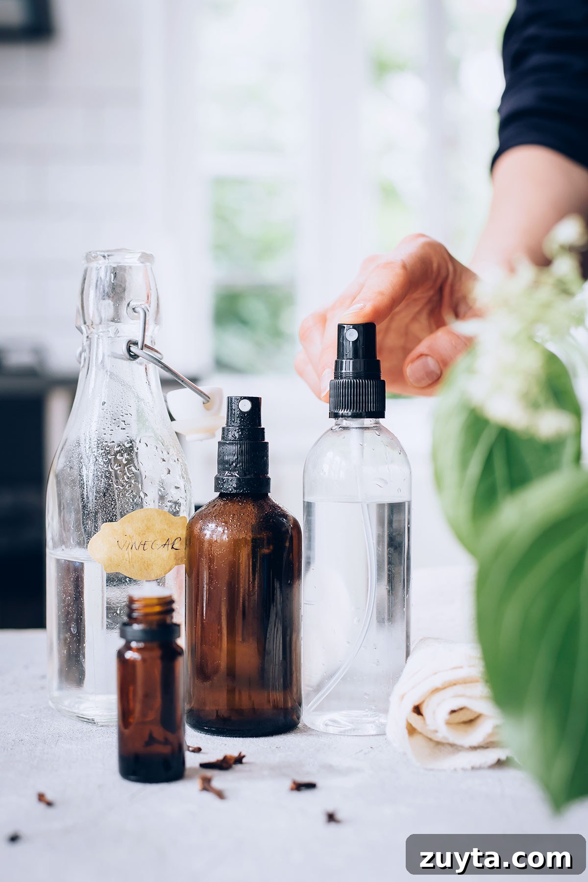 Homemade Vinegar and Hydrogen Peroxide All-Purpose Cleaner 3 DIY All Purpose Cleaning Spray