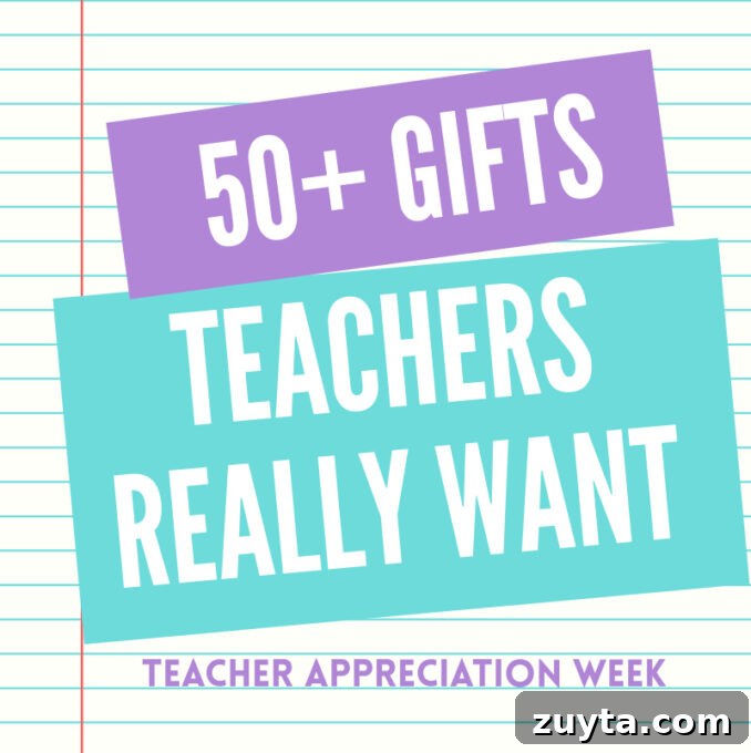 These Teacher Appreciation Week Gifts & Ideas are perfect!