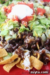 Single serving haystack with toppings