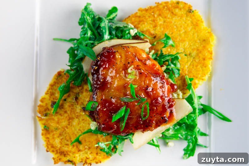 How to Grill Glazed Chicken Thighs on the Big Green Egg 11 Serving suggestion