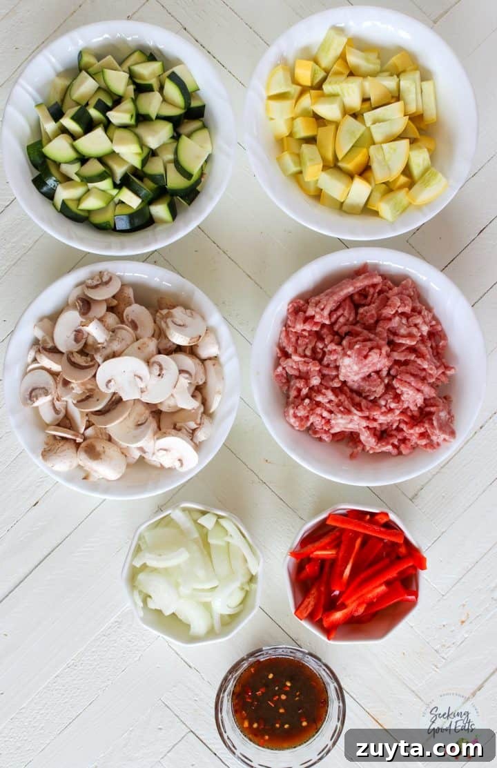 15-Minute Ground Pork Stir-Fry Recipe 3 Ingredients needed to make ground pork stir fry.