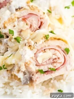 Baked Chicken Cordon Bleu