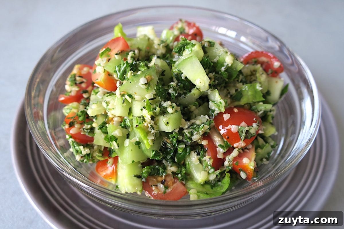Low Carb Tabbouleh (Tabouli) Salad