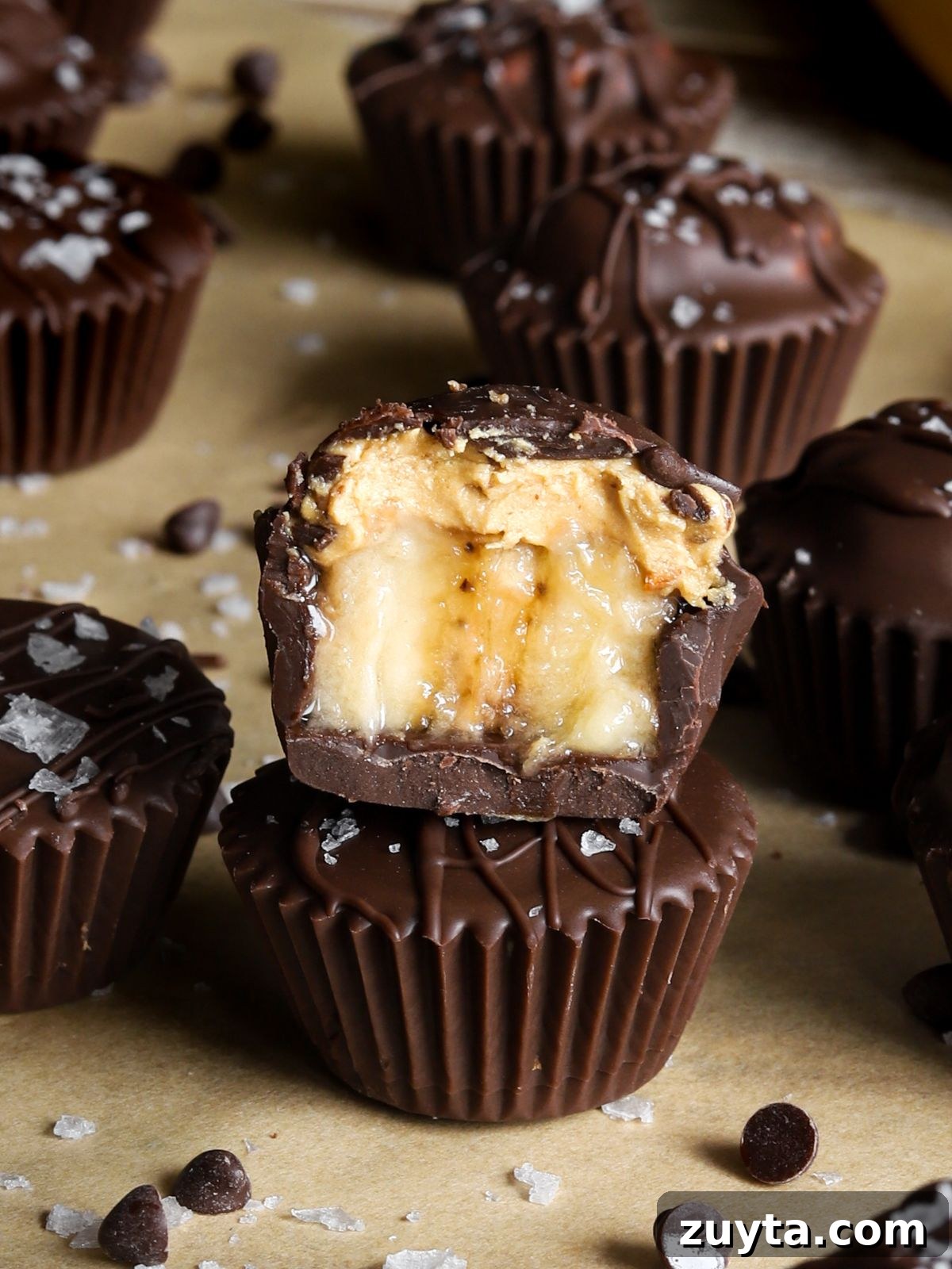 Frozen Banana Chocolate Protein Bites Recipe 2 Frozen Protein Banana Chocolate Bites