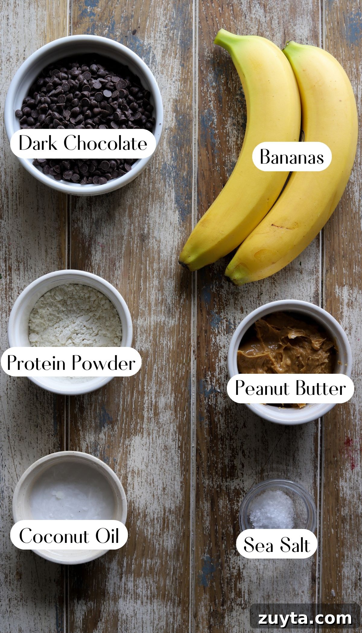 Frozen Banana Chocolate Protein Bites Recipe 4 Delectable Protein Banana Chocolate Bites Ingredients