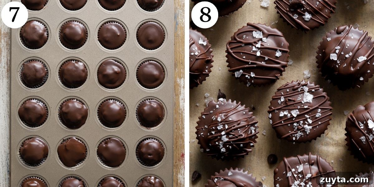 Frozen Banana Chocolate Protein Bites Recipe 8 Satisfying Protein Banana Chocolate Bites Steps 7-8